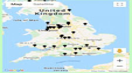 Village Hotels Map UK