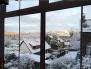 Blenheim Lodge winter view