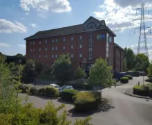An external view of the Holiday Inn Express Birmingham Castle Bromwich