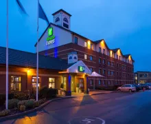 An external view of the Holiday Inn Express Derby Pride Park