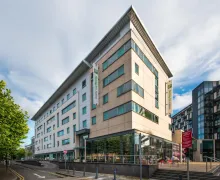 An external view of the Holiday Inn Express Leeds City Centre Armouries