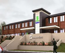 An external view of the Holiday Inn Express - Wigan