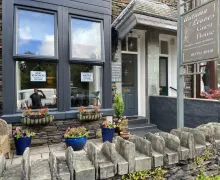 An external view of the three star Autumn Leaves Guest House in Windermere within the Lake District