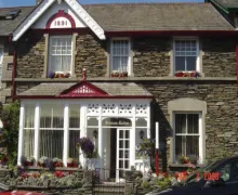 An image of  Briscoe Lodge three-star bed and breakfast exterior view  in windermere within the Lake District.