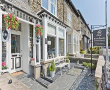 An exterior view of the three star Broadlands Windermere guest house  within the Lake District National Park