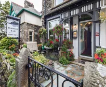 An external view of the three-star Dunvegan bed and breakfast in Windermere