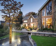 An external view of part of the five-star Gilpin Hotel & Lake House complex.