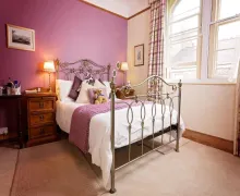 A view of a bedroom within the four-star Roscrea Bed and Breakast in the heart of Bodmin Cornwall.