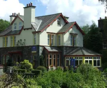 An external view of The four-star Coppice Bed and Breakfast in Windermere, Lake District