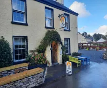An external image of the three-star 'The Ship Inn'  In Bardsea Cumbria