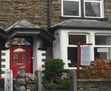 An external view of the 3 star Westbury House Bed and Breakfast in Windermere, Lake District