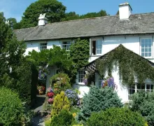 A 4 star picturesque bed and breakfast,  lakeland cottage with mature gardens