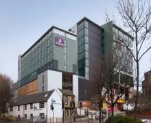 An external view of the Premier Inn Barnsley Central M1 J37