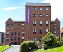 An external view of the Premier Inn Birmingham City Centre Bridge Street