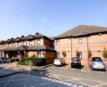 An external view of the Premier Inn Cannock South