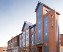 An external view of the Premier Inn Chester Railway Station