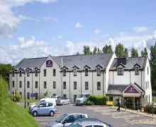 An external view of the Premier Inn Glasgow Milngavie