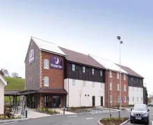 An external view of the Premier Inn Glastonbury