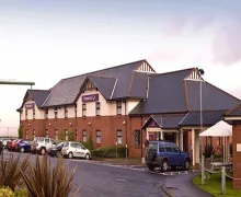 An external view of the Premier Inn Greenock