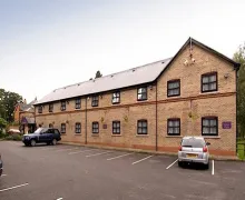 An external view of the Premier Inn Leicester North West