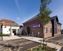 An external view of the Premier Inn Littlehampton