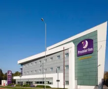An external view of the Premier Inn Liverpool John Lennon Airport