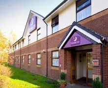 An external view of the Premier Inn Liverpool Tarbock