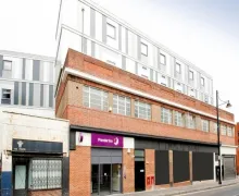 An external view of the Premier Inn London Brixton