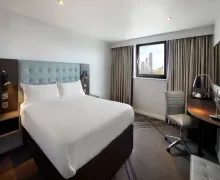 An external view of the Premier Inn London Farringdon Smithfield