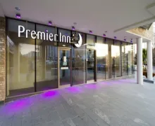 An external view of the Premier Inn London Lewisham