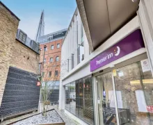 An external view of the Premier Inn London Southwark Borough High St