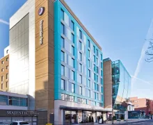 An external view of the Premier Inn London Wimbledon Broadway