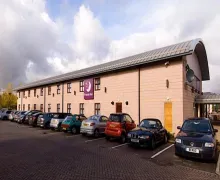 An external view of the Premier Inn Manchester Cheadle
