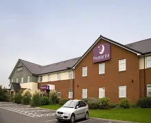 An external view of the Premier Inn Market Harborough