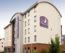 An external view of the Premier Inn Norwich City Centre Duke Street