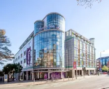 An external view of the Premier Inn Nottingham City Centre Chapel Bar