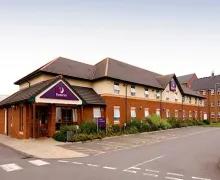 An external view of the Premier Inn Taunton Central North