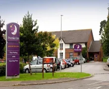 An external view of the Premier Inn Taunton East