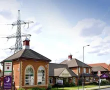 An external view of the Premier Inn Thurrock East