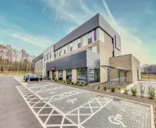 An external view of the Premier Inn Uckfield