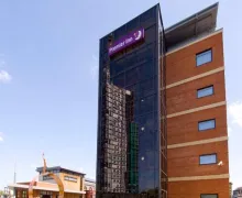 An external view of the Premier Inn Wolverhampton City Centre
