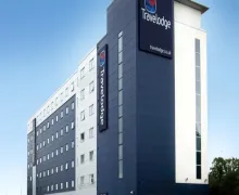 An external view of the Travelodge Birmingham Airport