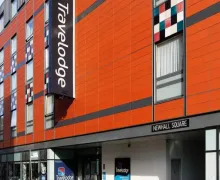 An external view of the Travelodge Birmingham Central Newhall Street