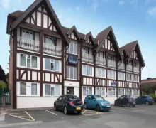 An external view of the Travelodge Birmingham Sheldon