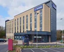 An external view of the Travelodge Bristol Emersons Green