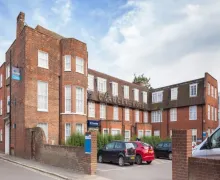An external view of the Travelodge Canterbury Chaucer Central