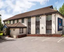 An external view of the Travelodge Cardiff Llanedeyrn
