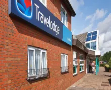 An external view of the Travelodge Cardiff M4