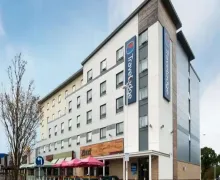 An external view of the Travelodge Cheshire Oaks