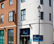 An external view of the Travelodge Chichester Central